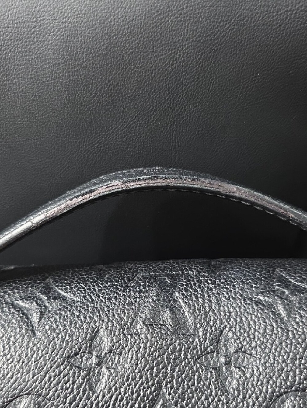 Louis Vuitton Black Monogram Empreinte Pochette Metis Crossbody Gold Hardware - Picture 5 of 15